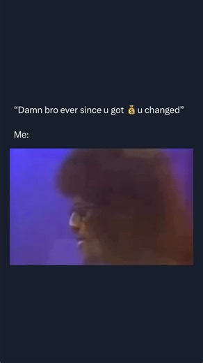 City Boys - Powered by Hoodville on Instagram: "soon as u touch a lil money everybody start squintin at u like u swapped souls overnight like nah fam i wake up the same eat the same laugh the same but now my bills quiet and my fridge loud so now its oh u changed oh u different whole time i just stopped begging and started choosing now the invites feel funny the energy weird the jokes got envy seasoning sprinkled on em heavy cuz when u was broke u was relatable when u was struggling u was humble