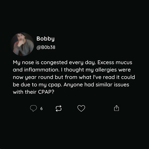 When your CPAP starts feeling less like sleep support and more like allergy season.