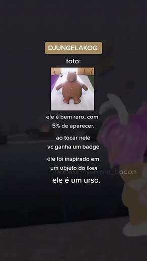 Encontre o Urso Raro no Roblox 3008