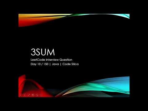 3Sum | LeetCode Interview Question | Sorting + Two Pointers Explained in Java