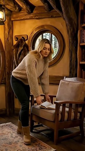 Quick! They're right behind her... 😱🏡 #wolves #escape #forest