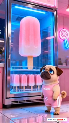 The Puppy’s Sweet Plan 🍭 He Buys a Giant Heart Popsicle & Shares the Love! | Mini Magic Ai