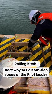 920K views · 6.3K reactions | Rolling hitch to secure your Pilot Ladder #seamanship #reels #foryou #fyp #SEAMAN #pilotladder #marinepilot Marino Ph @topfans | Captain Red | Facebook