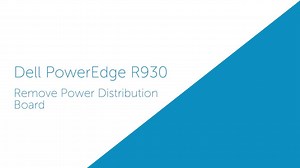 How to replace the power distribution board for PowerEdge R930
