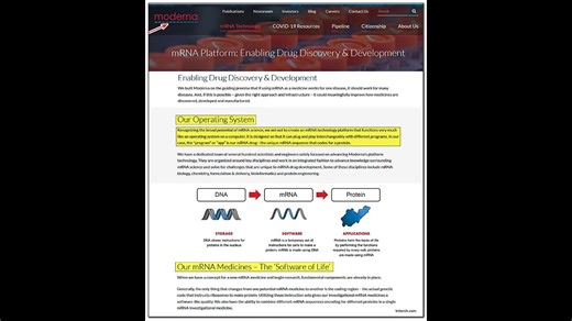 (2017) Former Moderna Chief Medical Officer, Tal Zaks "We're actually hacking the SOFTWARE of LIFE. Think of it like an OPERATING SYSTEM"