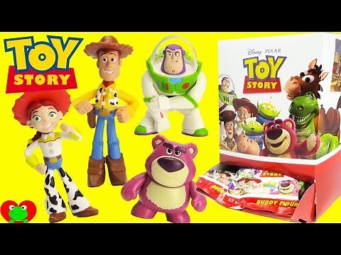 Opening Toy Story Woody, Buzz Lightyear Buddy Surprise Figures