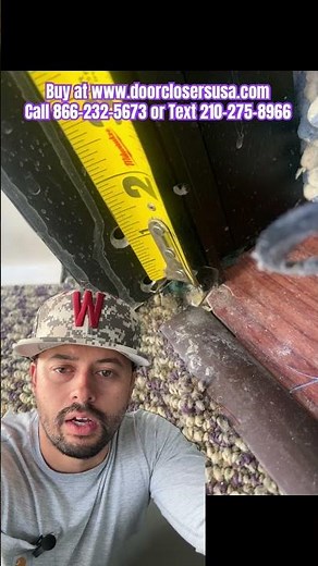Wells Aluminum Storefront Glass Door Hinge Replacement! #shorts #doors #diy