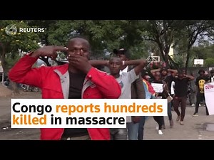 Congo's government reports hundreds killed in massacre