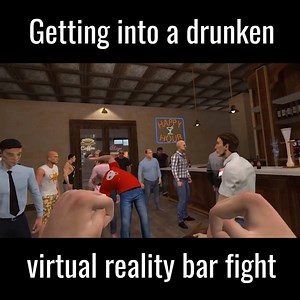 2.1M views · 27K reactions | Greatest bar fight of all time! This is what VR was made for!  by @steven2134 | UNILAD | Facebook