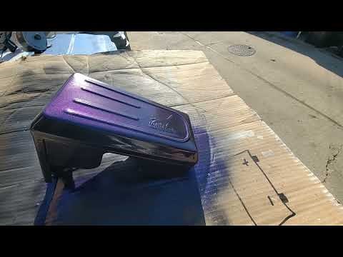 How to spray paint with color shift