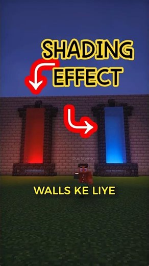 Minecraft Mai SHADING EFFECTS | #minecrafthindi #minecraftbuilding