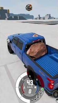 Chevrolet Silverado 4000 KG Load Test 🚛🔥 | Can It Handle the Weight? | BeamNG.drive ‪@BeamngShorts‬