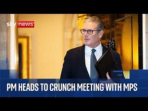 Starmer leaves Downing Street for crunch meeting with Labour MPs amid mounting pressure to resign