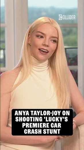 Anya Taylor-Joy On Shooting 'Lucky's Premiere Car Crash Stunt #anyataylorjoy