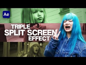 Triple SPLIT SCREEN Effect in After Effects (Tutorial)