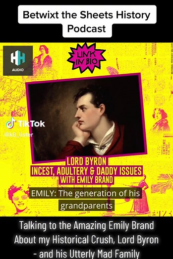 Talking to the Amazing Emily Brand About my Historical Crush, Lord Byron - and his Utterly Mad Family