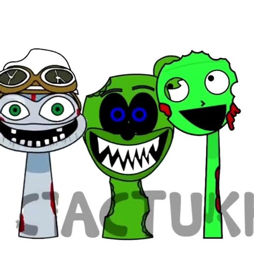 Sprunki OC Parison Gummy Bear, Crazy Frog And Dame Tu Cosita Alien Which These Cartoons Do You Like?