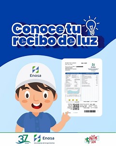 🧾💡 ¡Conoce tu recibo de luz! Aquí te enseñamos cómo ubicar 3 datos importantes para facilitar tus trámites⚡✅ #Enosa #EstamosContigo #GrupoDistriluz #TrabajamosParaTuDesarrollo | Enosa