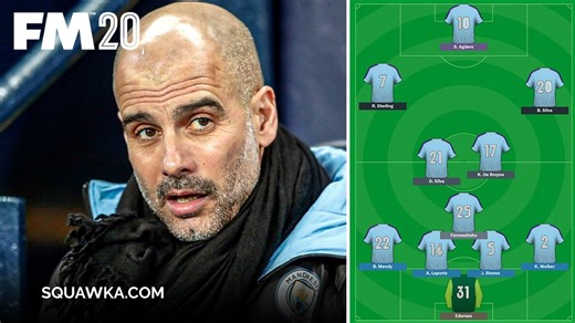 FM 2020: The best Guardiola ‘philosophy’ formations, from Barca's patient probe to all-out Man City