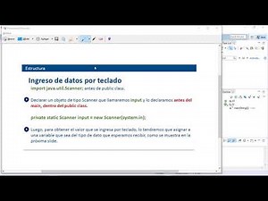 Java en Eclipse 03 - Ingreso del usuario con Scanner