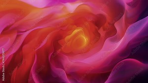 Closeup of a spiral of lines in various pastel tones moving in harmony to create a symmetrical and repetitive texture.