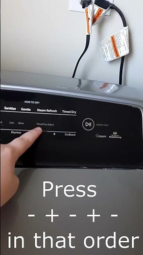 How to Put Whirlpool Cabrio Washers and Dryers into Diagnostic Mode