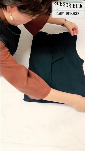 Folding Clothes For Packing Cubes 17 #dailyhacks #youtubeshorts #shorts
