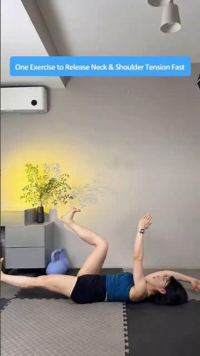 One easy home routine to improve posture, relax shoulders, and feel less body tension