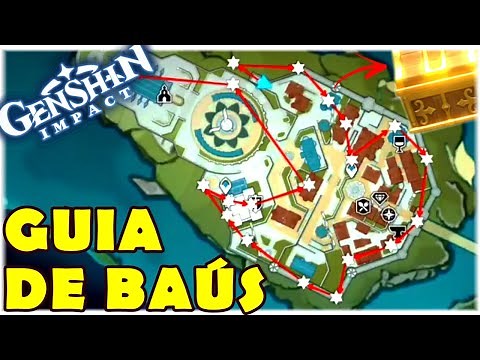 1500 BAÚS FÁCIL COM ESSE GUIA DE LOCALIZAÇÃO - GENSHIN IMPACT