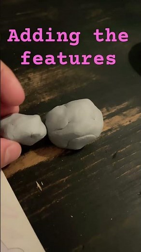 Making Pebbles from Dandy’s World out of clay