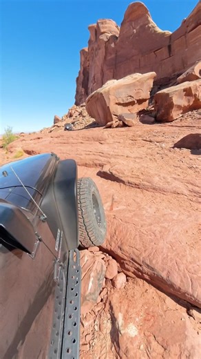 Headed out to lost world via Rainbow Terrace. #moab #adventure #offroad #lostworld #jeep #4x4