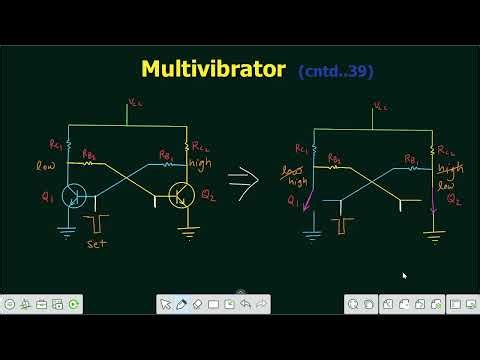 Lecture 40 | Bistable Multivibrator using BJT | Working Principle