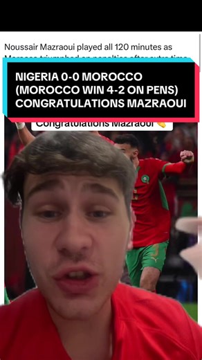 Nigeria vs Morocco AFCON Highlights: Morocco Wins on Penalties