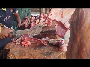 Raw Huge Beef Pieces Cutting | Extreme Beef Cutting | Giant Meat Preparation