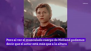 Tom Holland muestra su musculado cuerpo tras 'SpiderMan: No way home'