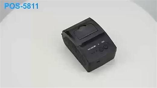 58mm Black White Thermal Receipt Printer Auto Cutter Barcode Label Printing USB Interface Compatible Android/iOS/Windows