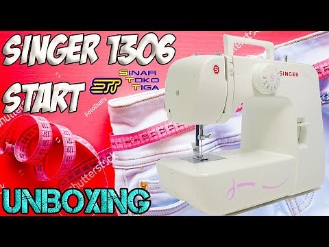 [REVIEW] TUTORIAL SINGER 1306 MESIN JAHIT PORTABLE PEMULA | SINAR TOKO TIGA
