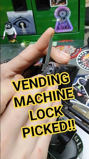 How to Unlock a Vending machine #shorts #how #vendingmachine