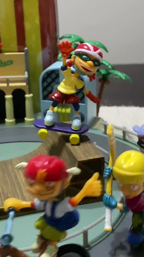 Vintage Rocket Power Alarm Clock - 2001 Throwback Collection