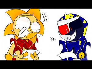 sun and moon reacting to lunar's drawing/sun and moon show