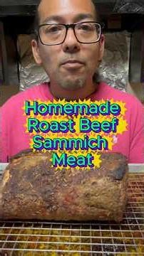 Homemade Roast Beef Lunch Meat #cooking #roastbeef #food #easymeals