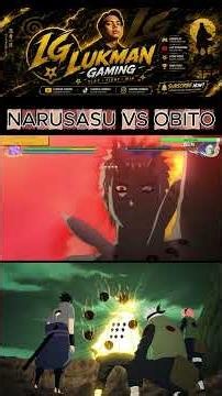 Narusasu vs Obito🔥 Pertarungan Sengit di Story Mode! #animebattle