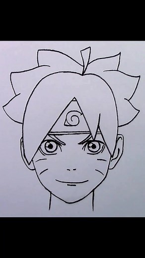 Easy Boruto Drawings Tutorial | Step-by-Step Guide