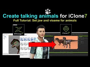 Create talking animals in iClone