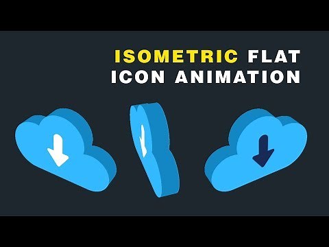 Isometric After Effects Tutorial - Flat 3D Icon Animation #04