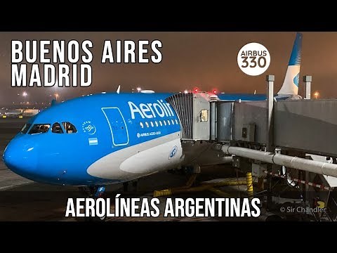 ✈️ Airbus 330 Buenos Aires 🇦🇷Madrid 🇪🇸- Aerolíneas Argentinas