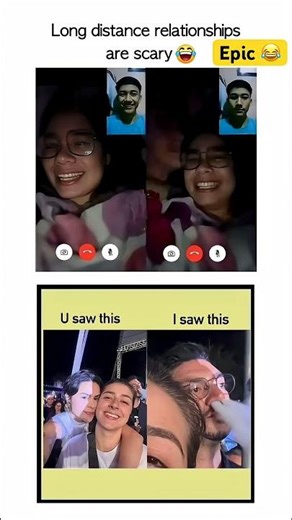 “When long distance adds extra imagination#FunnyMemes #relatable #relationship #longdistance #laugh”
