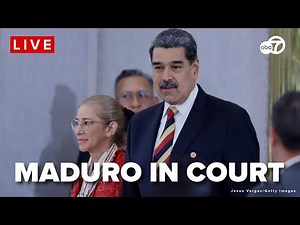 🔴LIVE STAKEOUT: Venezuelan President Nicolás Maduro due in court