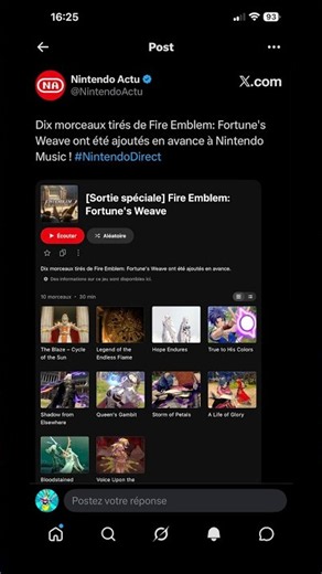 Résumé Fire Emblem Fortune’s Weave Direct 04/08/2026