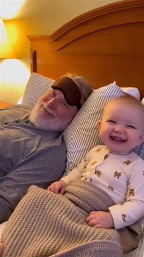 Grandpa Fell Asleep… Baby Roasted His Snoring 😭😂